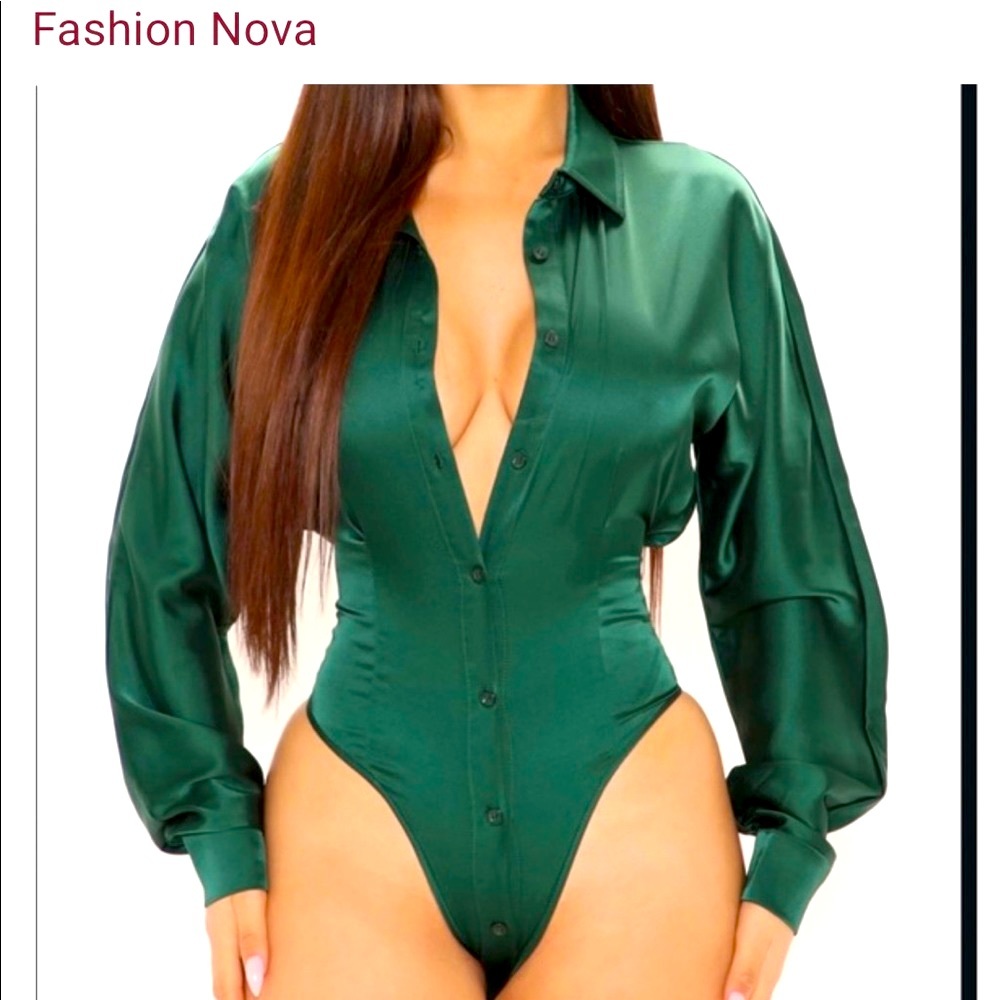 Satin bodysuit